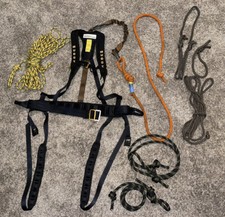 Muddy Safeguard Tree Stand Padded Nylon Safety Harness MSH400-L USED With Rope