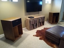 Supporti diffusori in noce personalizzati per Klipsch La Scala anni 1, 2, AL5 spedizione gratuita!