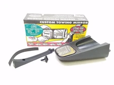 10501 Cipa USA Custom Towing Mirror Left Side Black Slide Over - Fits Dodge