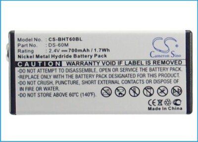DS-60M  Battery for Denso BHT-6000  BHT 8000  B-60N   Ni-MH  2.40V  700mAh   NEW