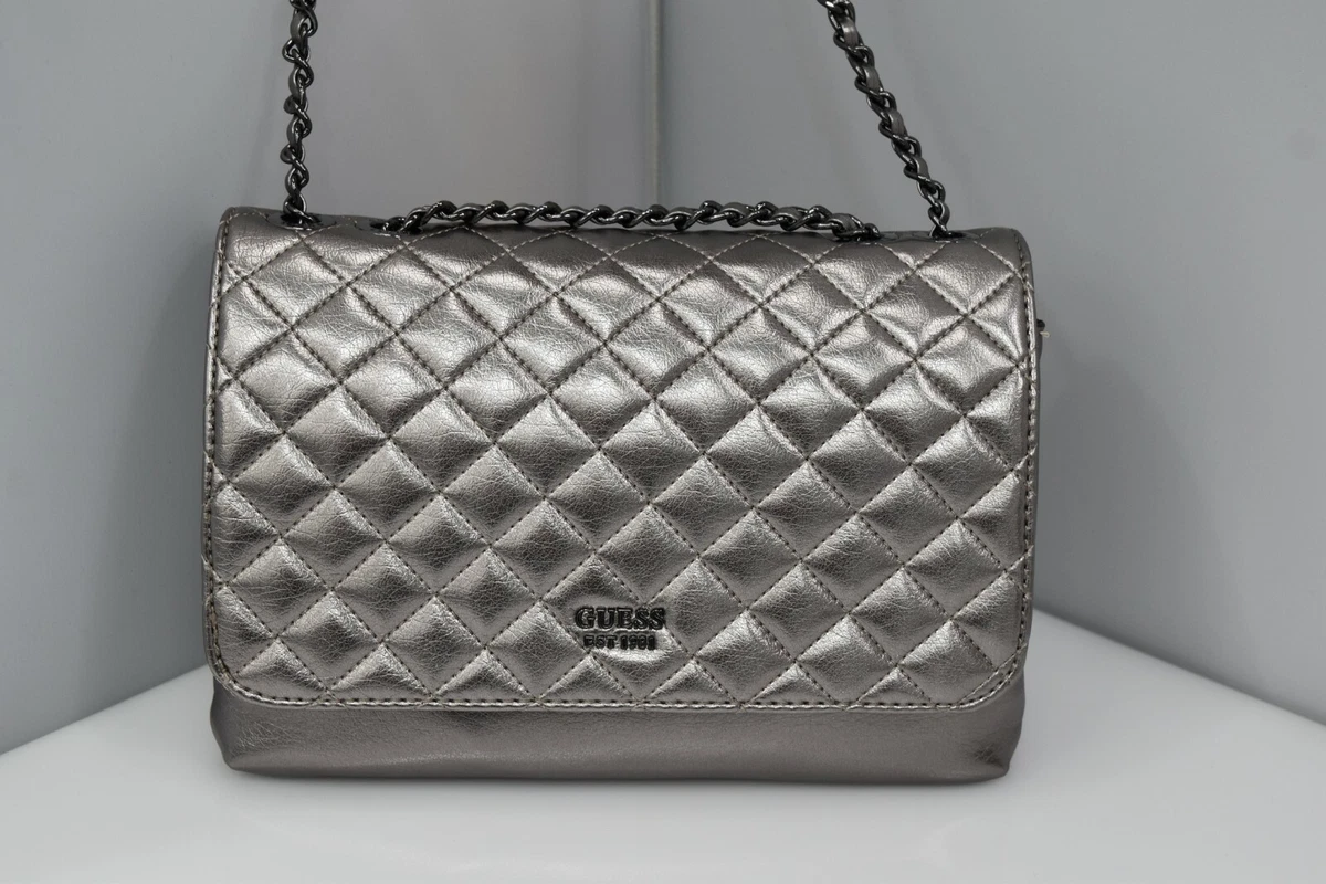 Nuevo Bolso de Mano GUESS Miriam Peltre Acolchado 98 MM743621