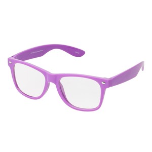 purple nerd glasses