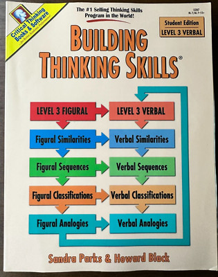 Building Thinking Skills Level 3 Verbal Student Edition - Critical