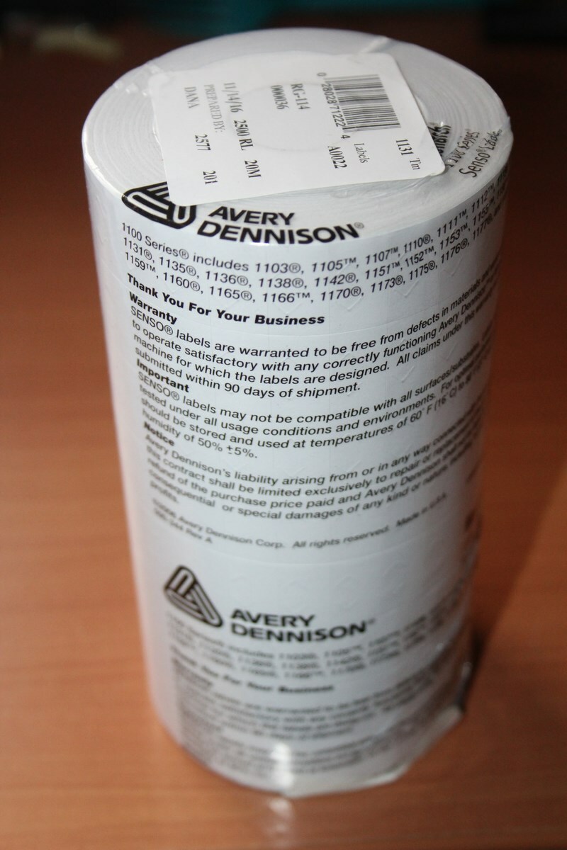 AVERY DENNISON 1131 Étiquettes Amovibles Idéales pour l'Affichage des Prix en Magasin de Mode