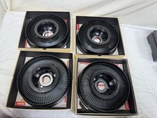 Lot of 4 Kodak Carousel 80 Projector Slide Trays Box Black