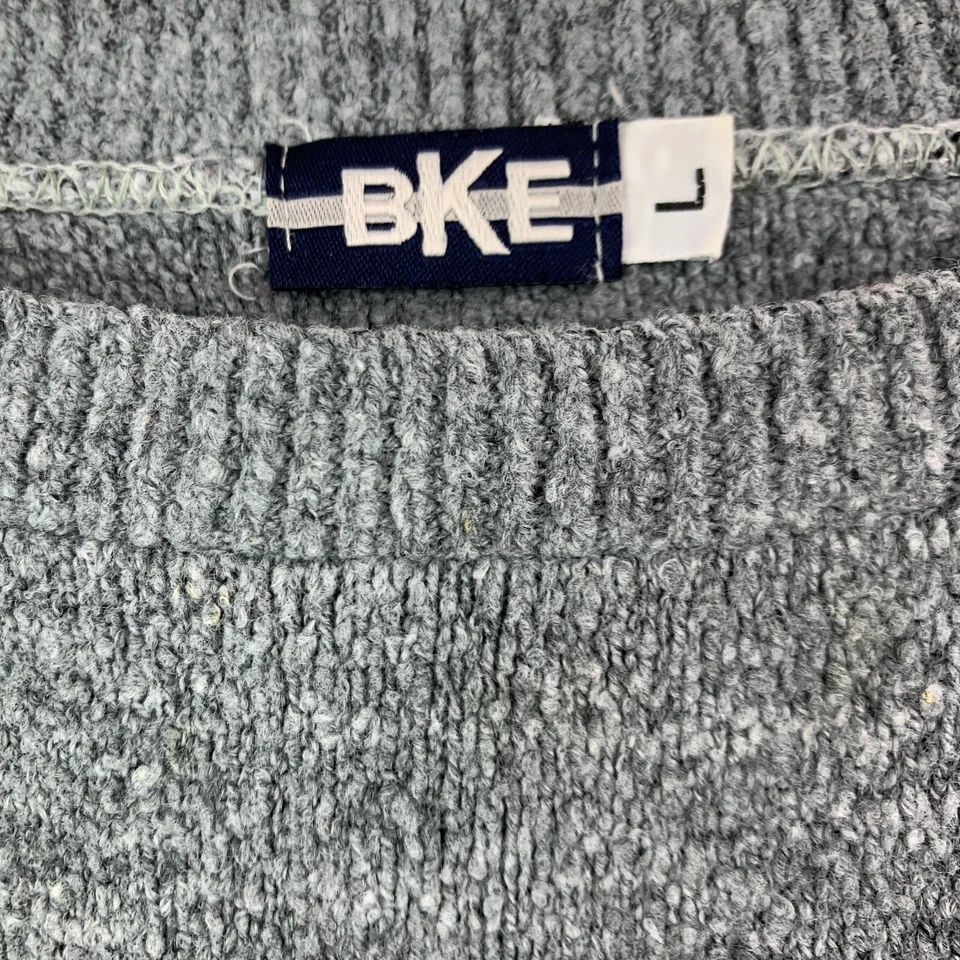 Suéter Grunge Gris Azul Grunge Vintage Años 90 BKE Colorblock Para Hombre Grande Foto 3 de 4