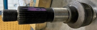 16249 FRONT OUTPUT SHAFT, NEW PROCESS 241 TRANSFER CASE ***NEW***