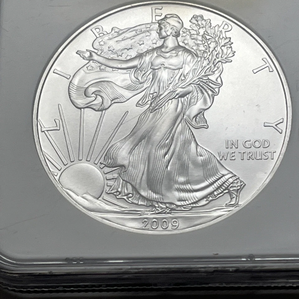2009 AMERICAN SILVER EAGLE $1 MS69 EARLY RELEASE MS69 -419 NGC - Image 4 of 4