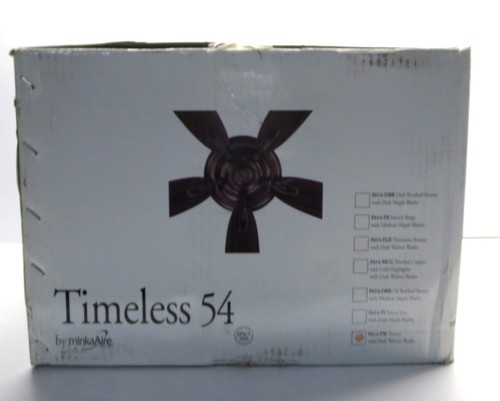 MINKA-AIRE F614-PW 54" Timeless French Pewter Finish Pull Chain Ceiling Fan - Picture 5 of 5
