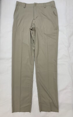 Nike Dri-Fit Essential Flex Pants Chino Mens 30 Unhemmed 35.5'' Golf AJ6317 Khaki