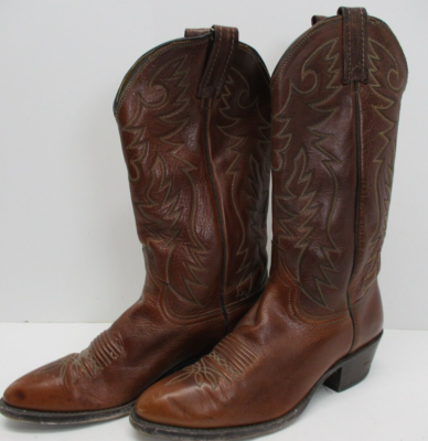 Vintage Dan Post Cowboy Boots Size 9D Vintage Dan Post Western Boots Men main image 3