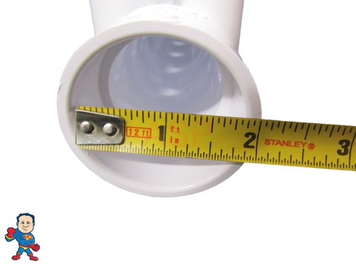 Manifold, 3/4" Smooth Barb, 10 Port, Flow Thru, 1-1/2" Slip x 1-1/2" Spigot - Picture 3 of 10