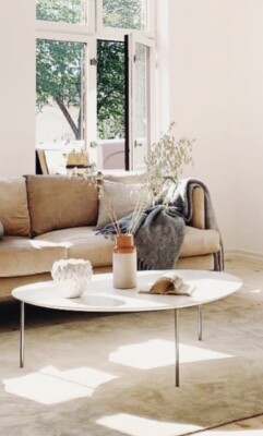 STUA Eclipse Medium Couchtisch - Weiß