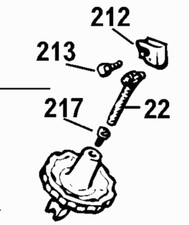 DeWalt 942363-00 - Axe / Broche pour DW742 (repère 22)