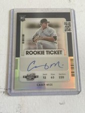 2021 Contenders Optic Rookie Ticket Auto Holo #115 Casey Mize