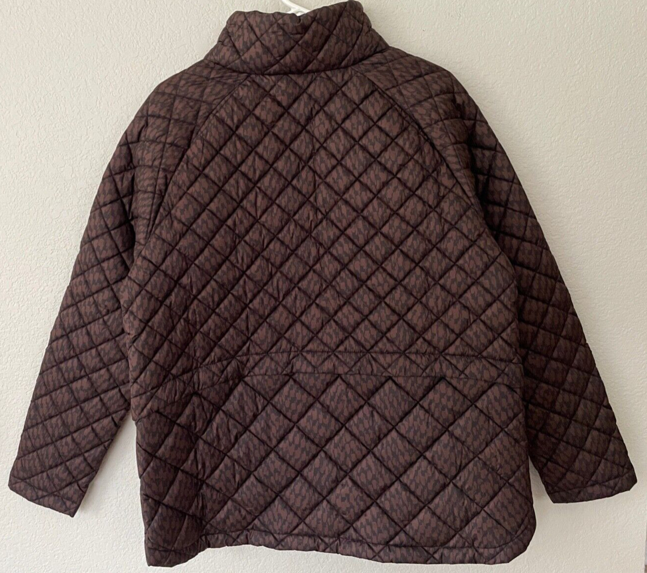 ATHLETA Whisper Featherless Quilted Jacket Black / Br… Gem