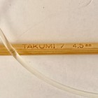 Clover Takumi Bamboo Knitting Needles - Bundle - Various Sizes + Stitch Markers — photo 7