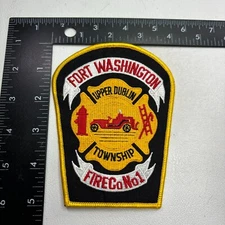 FORT WASHINGTON FIRE CO. NO. 1 UPPPER DUBLIN TOWNSHIP Patch (Firefighter) O48E