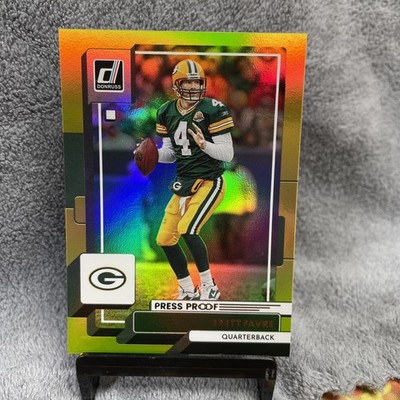 Brett Favre 2022 Donruss PREMIUM GOLD PRESS PROOF PARALLEL Card #102 PACKERS