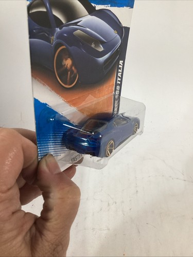 2011 Hot Wheels Ferrari 458 Italia Blue #146 - NOS - Afbeelding 8 van 9