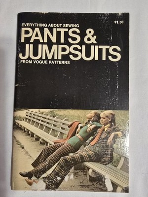 Vintage Vogue Patterns Everything About Sewing Booklet Pants & Jumpsuits 1971