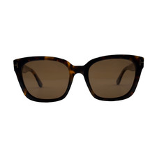 Tom Ford FT1216 Haylay Havana Brown Polarized Sunglasses 53mm 19mm 140mm