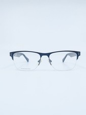John Varvatos V181 54mm Navy Semi Rimless Sta...