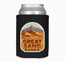 Great Sand Dunes Neoprene Can Cooler Insulation Foam Die-Cut National Park