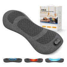 Electric Lumbar Support Pillow, 3 in 1 Lower Back Massager Back Massager with