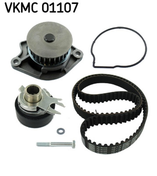 Skf Wasserpumpe + Zahnriemensatz Vkmc 01107 FüR Vw Caddy Polo Arosa Lupo Seat 1-image