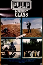 Poster: Original 1996 PULP "Different Class" Funky Enterprises#6507(22x34)Rock