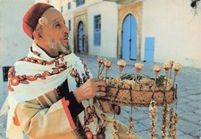 TUNISIA SIDI BOU SAID THE MERCHANT OF JASMINE