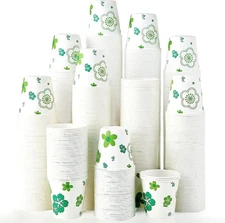 [300 Pack] Paper Cups, 3Oz Disposable Bathroom Cups, Mouthwash Cups, Cold Dispos