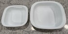 Corning Ware Simply Lite Set Of 2 White Casseroles 1.5 Qt & 2.5 Qt No Lids — photo 1
