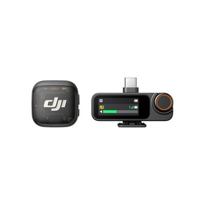 DJI MIC 3 (1TX + 1RX) Wireless Microphone, Lightweight And Easy To