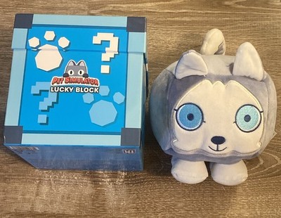 Pet Simulator X Lucky Block HUSKY DOG Plush 2023 