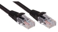 Kabel Kat. 5E U/Utp Czarny 2M RS Components