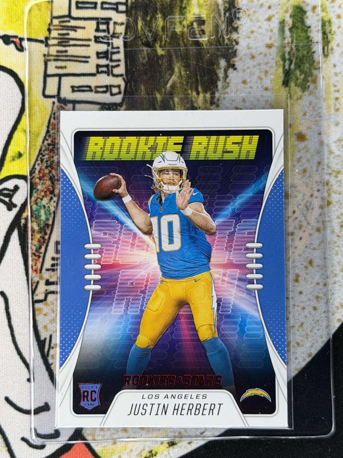 2020 Panini Rookies & Stars #RR-3 Justin Herbert Rookie Rush