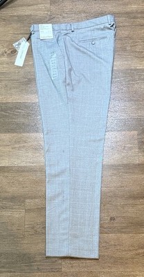 CALVIN KLEIN  MENS SLIM FIT TAILORING TROUSERS DRESS PANTS 38 x 32 Grey