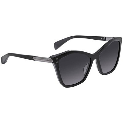 Rag And Bone Grey Gradient Geometric Ladies Sunglasses RNB 1045/G/S 06FQ/9O 57