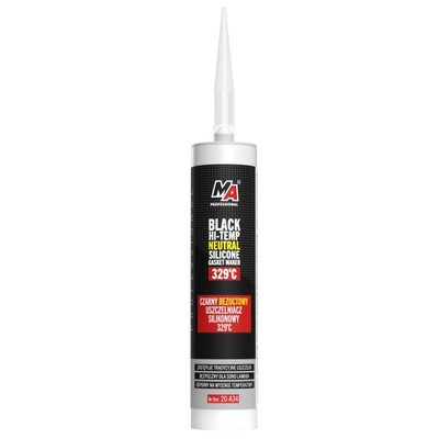 DICHTUNGSMASSE (SILIKON) 290G SCHWARZ BIS 329°C TUBE / MA PROFESSIONAL