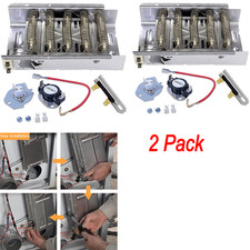 279838  279816 Dryer Heating Element and Thermostat Combo Pack fit Whirlpool