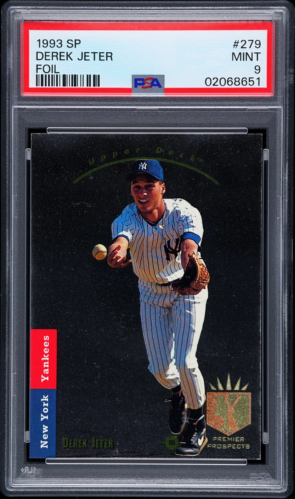 1993 SP Derek Jeter #279 Foil PSA 9
