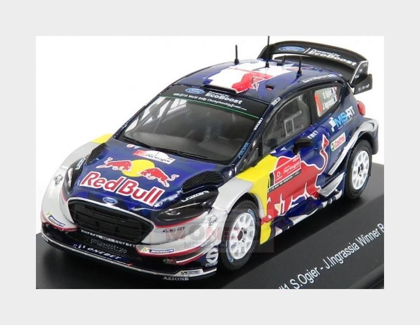 1:43 MINIPARTES Ford Fiesta Wrc Red Bull #1 Winner Rally Portugal