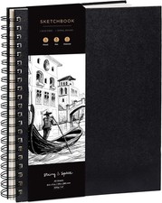 Artist S Sketchbook Hardcover 200GSM Very Thick Paper Large, Spiral Sketch B