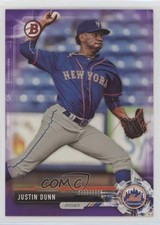 2017 Bowman Draft Purple 225/250 Justin Dunn #BD-49 a2v