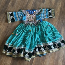 Boho Afghan Kuchi Tribal Dress Festival Wear Vintage Style Beaded READ