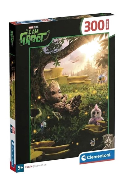 Clementoni Kinderpuzzle Mit 300 Teilen Supercolor Marvel I AM Groot-image