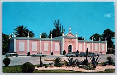 Miami Florida~Miami Wax Museum~Biscayne Blvd~1960s Postcard