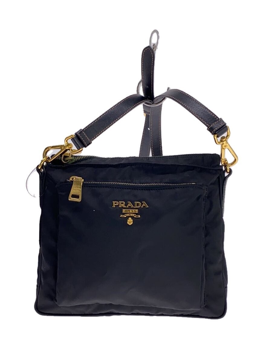 PRADA Black Nylon Shoulder Bag BT0693